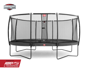 Berg Grand Champion med Deluxe sikkerhedsnet, på ben Grå – 520 cm m/ stort DLX XL