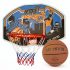 Exit Galaxy basketball bagplade m/dunk-basketkurv fritstående